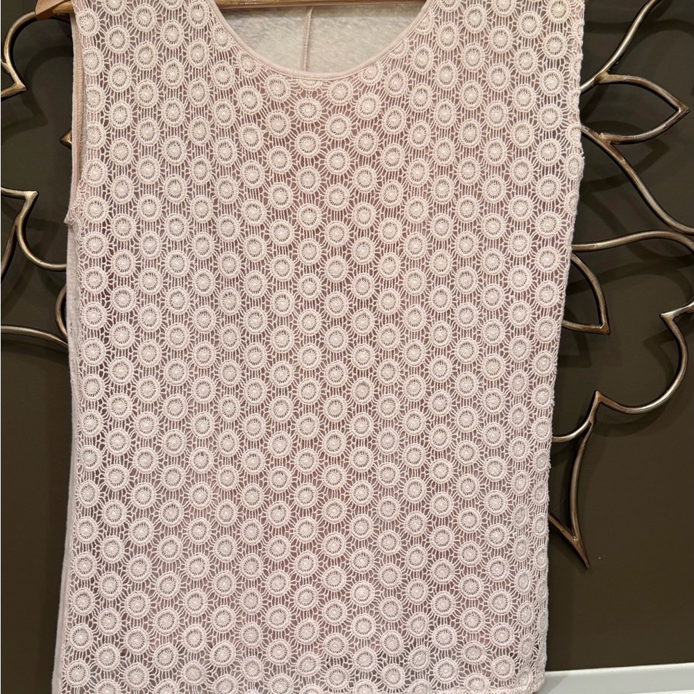 Sundance Corrina Lace Sleeveless Top - Pink